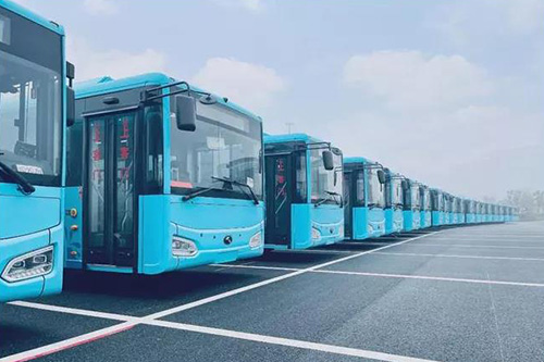 碳纤维交通应用+1,浙江新能源巴士首批18辆交付